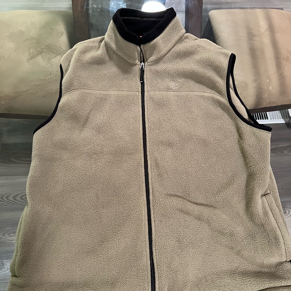 Timberland Men's Beige Fleece Vest